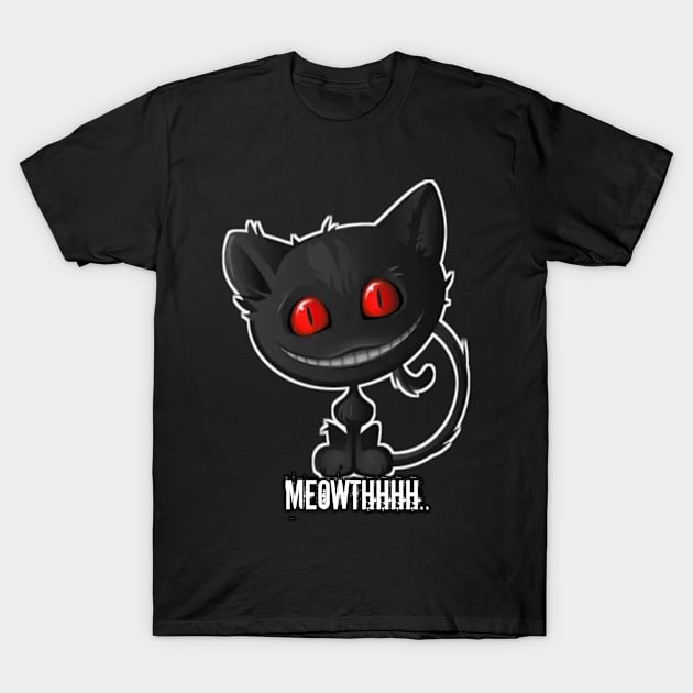 I am  quarantine Halloween Meowth >.. T-Shirt by moneymaker0101